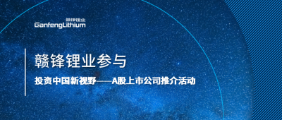 星空體育參與“投資中國新視野——A股上市公司推介活動”
